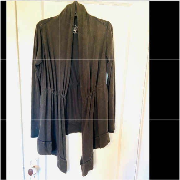 New Balance Yoga Cardigan Bleach Wash Size Large - Picture 1 of 8